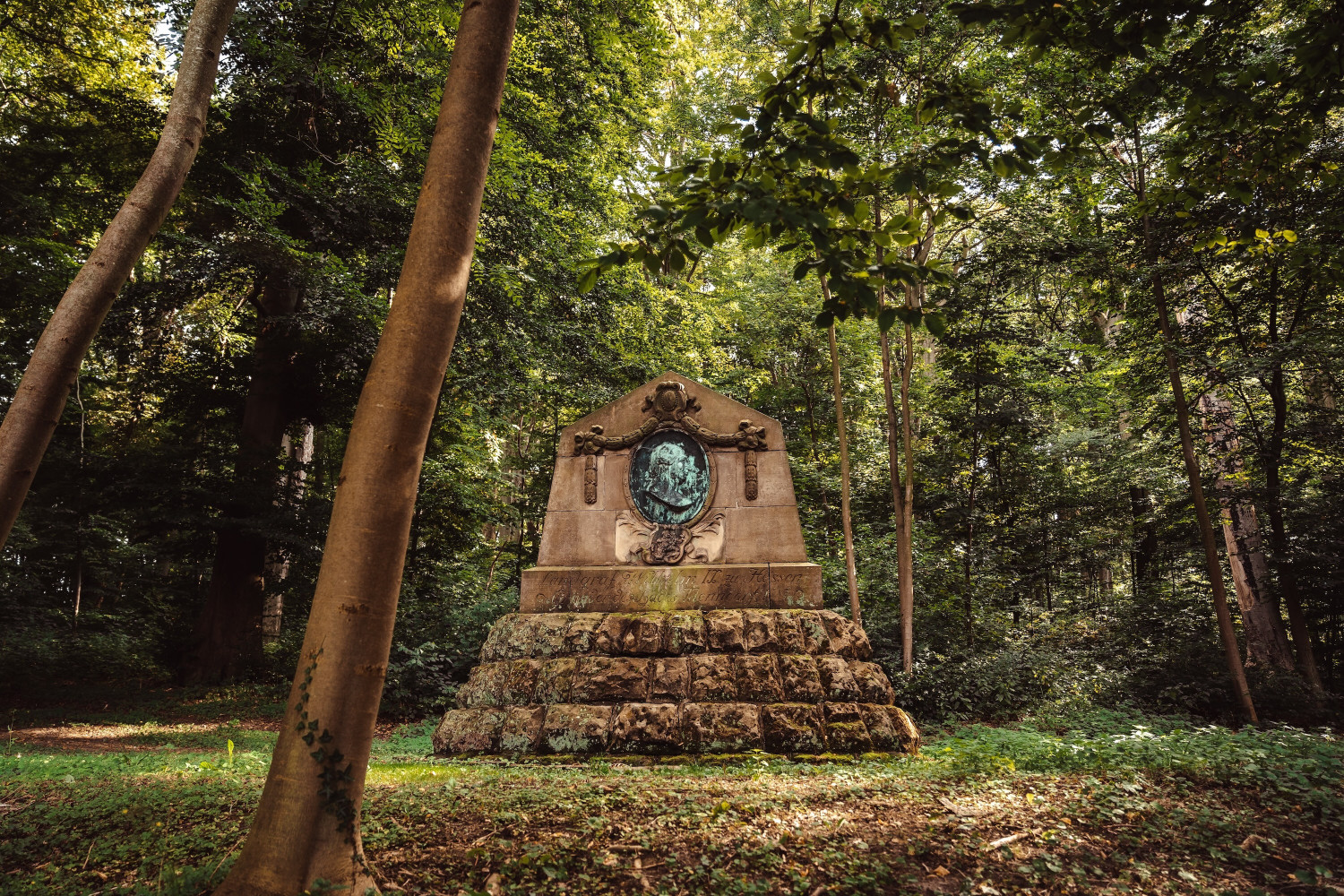 Das Landgrafendenkmal an der Buchenallee erinnert an Wilhelm I. von Hessen-Kassel. Quelle: Marie-Christin Pratsch 