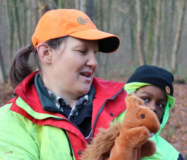 Landesforsten Fuhrberg Birka Ueberwinteung Eichhoernchen